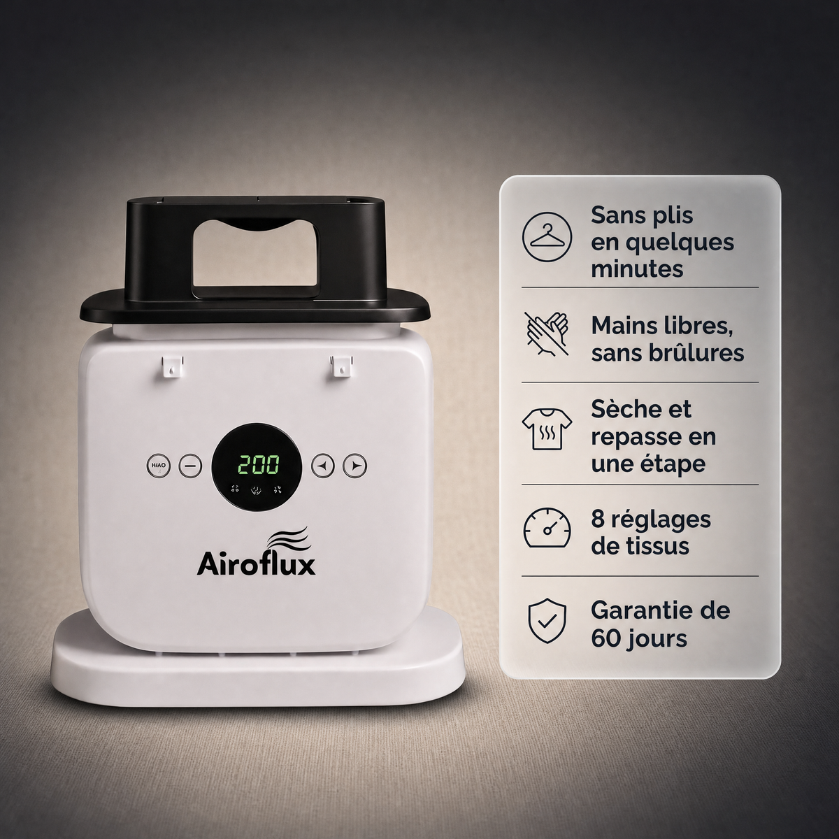 Airoflux – Machine à repasser automatique